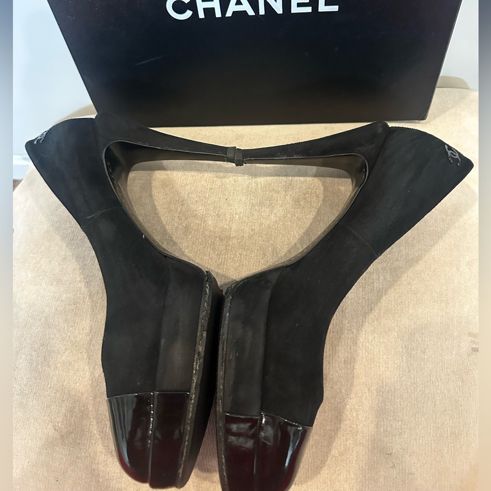 CHANEL heels Black Leather - Picture 5 of 12
